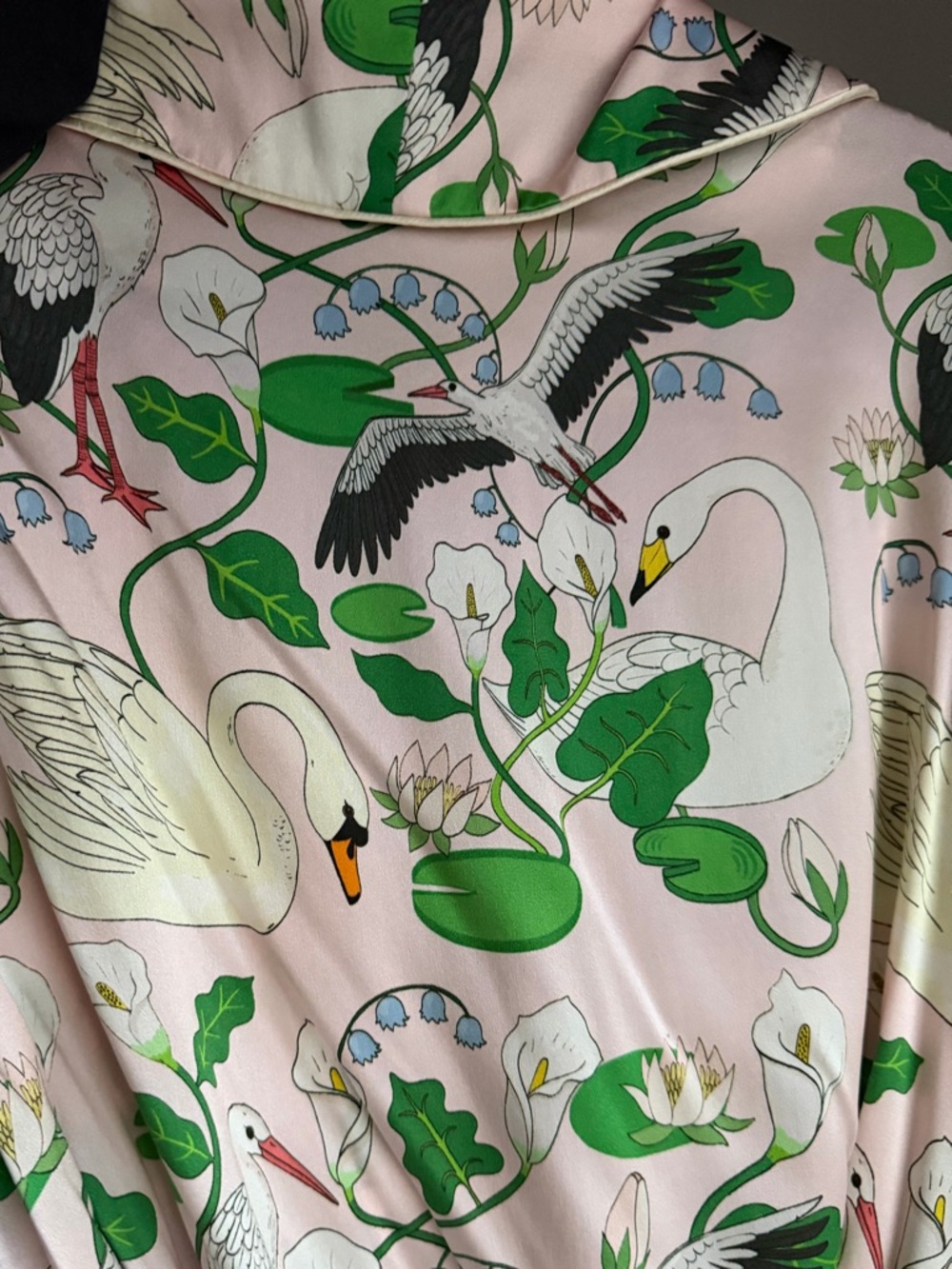 Karen Mabon botanical gardens silk robe - Picture 3 of 5